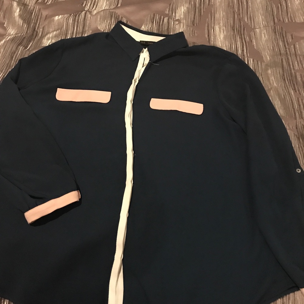 Zara button up